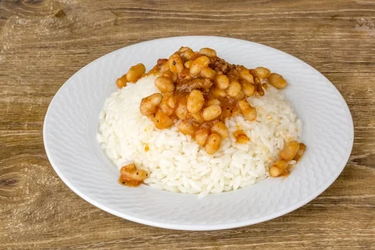 Kuru Fasulye Pilav (Tam)